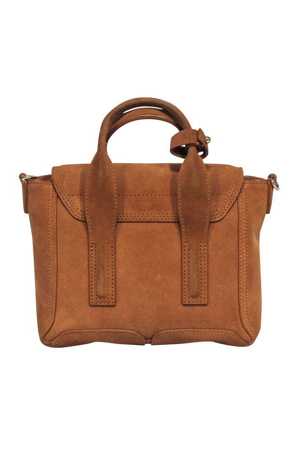 Current Boutique-3.1 Phillip Lim - Tan Brown Suede "Pashil" Crossbody Bag