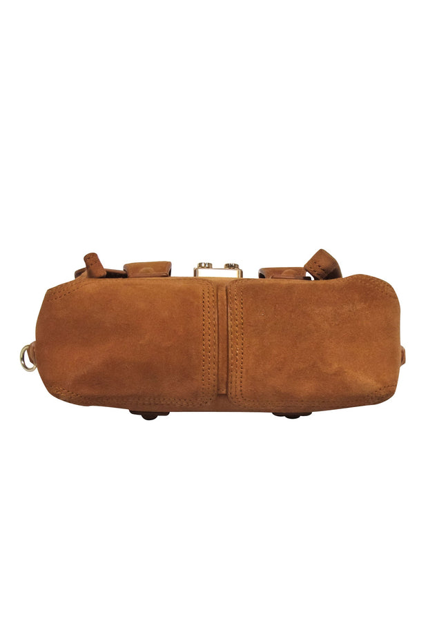 Current Boutique-3.1 Phillip Lim - Tan Brown Suede "Pashil" Crossbody Bag