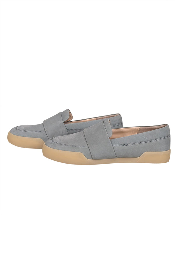 Current Boutique-3.1 Phillip Lim - Pale Blue Leather Platform Flats Sz 10