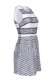 Current Boutique-3.1 Phillip Lim - Ivory, Navy, & Black Sleeveless Dress Sz 6