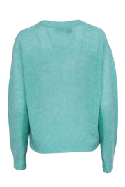 Current Boutique-360 Cashmere - Seafoam Green Knit Crewneck Sweater Sz M