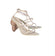 Cult Gaia - Cream Strappy Raffia Sphere Heeled Sandals Sz 6.5