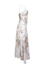 Equipment - White, Orange, Green, & Black Floral Sleeveless Maxi Dress Sz 6