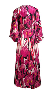 La DoubleJ - White Multi Floral Print Maxi "Sorella" Dress Sz - Current Boutique