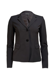 Lafayette 148 - Black Wool Two-Button Blazer Sz 0