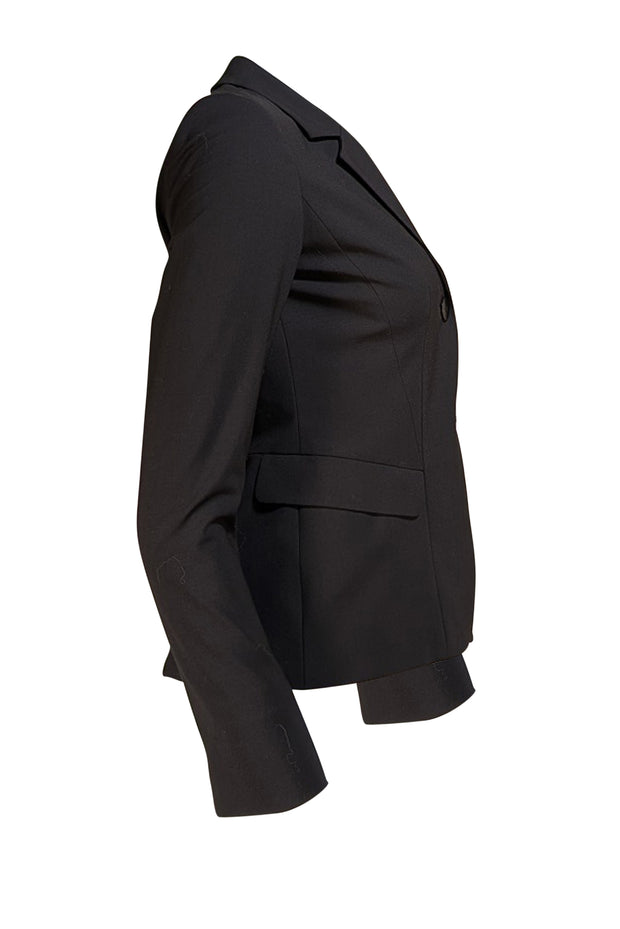 Lafayette 148 - Black Wool Two-Button Blazer Sz 0