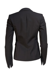 Lafayette 148 - Black Wool Two-Button Blazer Sz 0