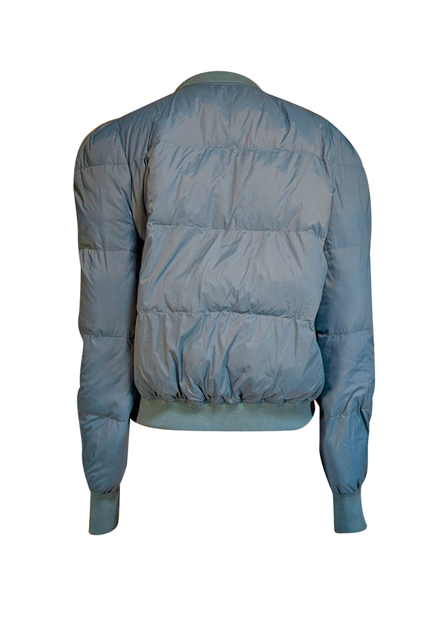 Isabel Marant - Blue Teal Puffer Jacket Sz 10 - Current Boutique