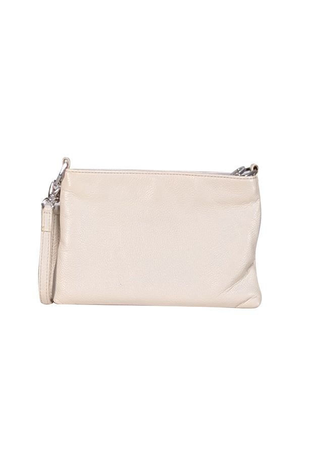 Jonathan Adler - Ivory Leather Rhinestone "Love" Bag