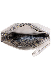 Jonathan Adler - Ivory Leather Rhinestone "Love" Bag