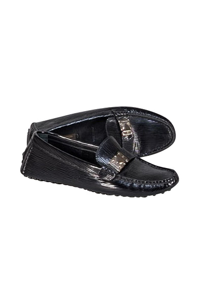 Louis Vuitton - Black Epi Leather Driving Loafers Sz 6.5