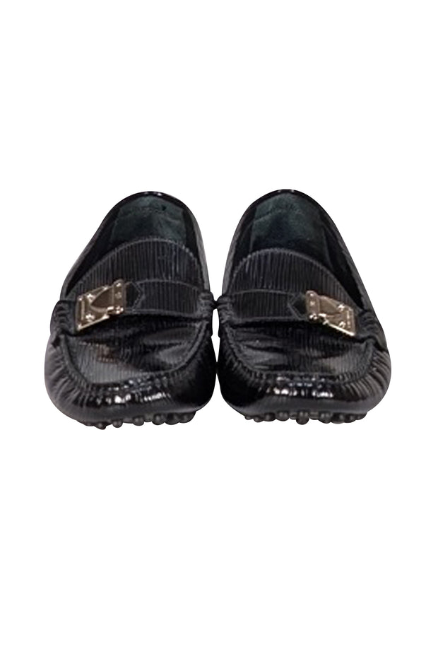 Louis Vuitton - Black Epi Leather Driving Loafers Sz 6.5