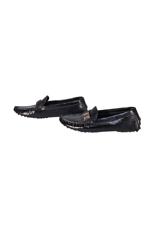 Louis Vuitton - Black Epi Leather Driving Loafers Sz 6.5