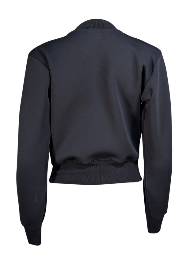 Noli - Black w/ Sequin Patch Crewneck Sweatshirt Sz S