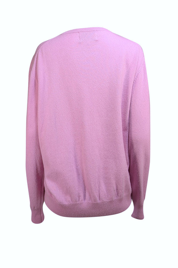 Lingua Franca - Lilac "We Say Gay" Crewneck Sweater Sz XXXL - Current Boutique