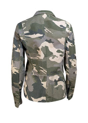 Zadig & Voltaire - Olive Green Camouflage Print Blazer Sz L