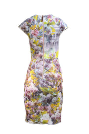 Ted Baker - White Floral Multi Print Mini Dress Sz 4 - Current Boutique