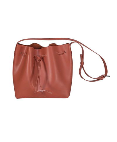 Lancaster Paris - Rust Orange Leather Bucket Bag