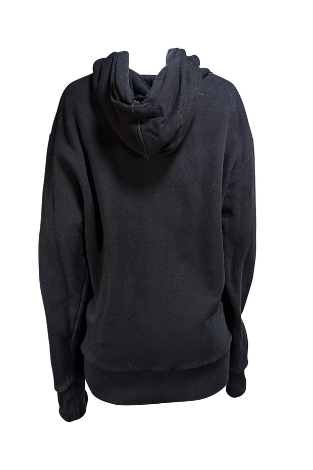 Gucci - Black w/ Multicolor Iridescent Front Logo Sweatshirt Sz L - Current Boutique