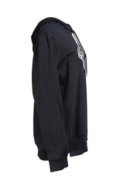 Burberry - Black w/ White Logo Middle Sweatshirt Sz L - Current Boutique