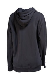 Burberry - Black w/ White Logo Middle Sweatshirt Sz L - Current Boutique