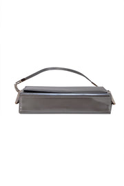 Ferragamo - Silver Leather Shoulder Bag - Current Boutique