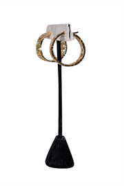 Leda Madera - Mini Goldie Crystal Hoop Earrings - Current Boutique