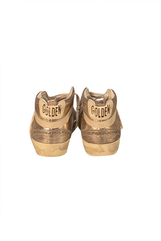 Golden Goose - Gold Leather Midstar Sneakers Sz 7
