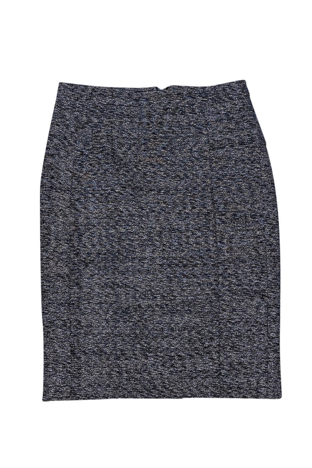 Burberry - Black & White Knit Mini Skirt Sz 6 - Current Boutique