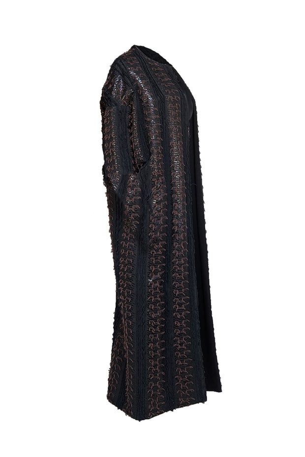 Zero & Maria Cornejo - Black Reversible Midi Coat Sz 0 - Current Boutique
