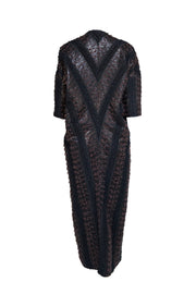 Zero & Maria Cornejo - Black Reversible Midi Coat Sz 0 - Current Boutique