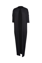 Zero & Maria Cornejo - Black Reversible Midi Coat Sz 0 - Current Boutique