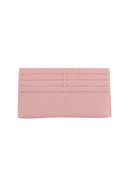 Louis Vuitton - Light Pink Leather Long Wallet - Current Boutique