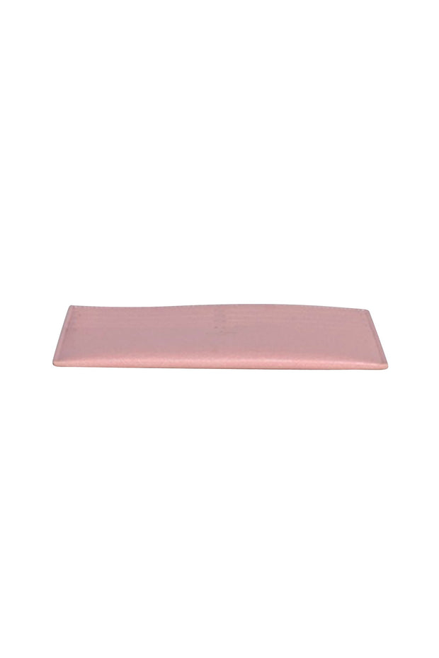Louis Vuitton - Light Pink Leather Long Wallet - Current Boutique
