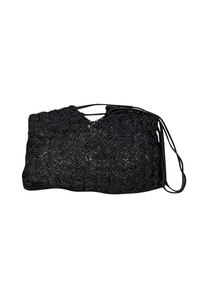 Ulla Johnson - Black Woven Shoulder Bag