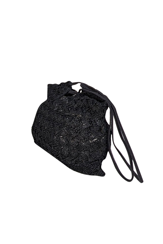 Ulla Johnson - Black Woven Shoulder Bag