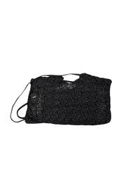 Ulla Johnson - Black Woven Shoulder Bag