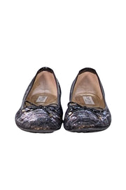 Jimmy Choo - Black & Gold Iridescent Ballet Flats Sz 9.5