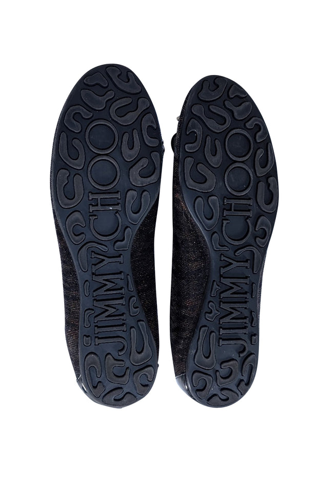 Jimmy Choo - Black & Gold Iridescent Ballet Flats Sz 9.5