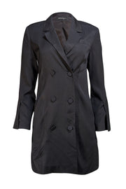 Anine Bing - Black Double Breasted Blazer Mini Dress Sz S