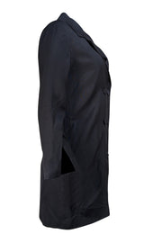 Anine Bing - Black Double Breasted Blazer Mini Dress Sz S