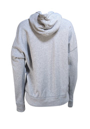 Isabel Marant Etoile - Grey W/ Black Logo Hoodie Sweatshirt Sz 4
