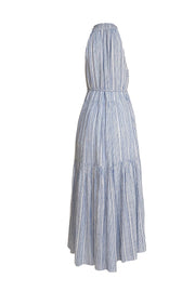 Apiece Apart - Blue & White Stripe Sleeveless Maxi Dress Sz XS - Current Boutique