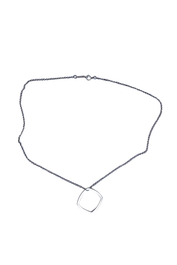 Tiffany & Co. - Sterling Silver Geometric Pendant Necklace - Current Boutique