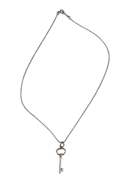 Tiffany & Co. - Sterling Silver Key Necklace - Current Boutique