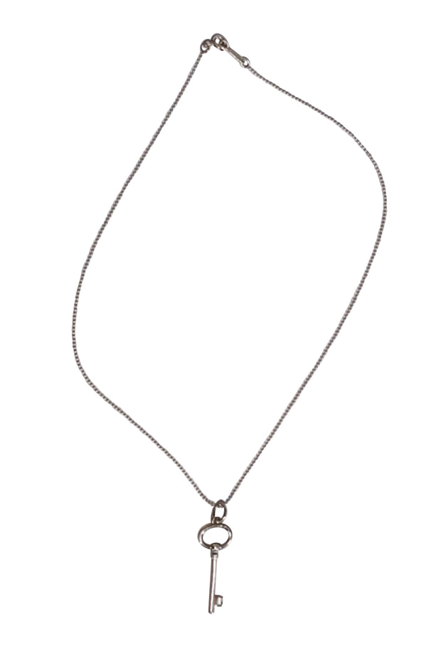 Tiffany & Co. - Sterling Silver Key Necklace - Current Boutique