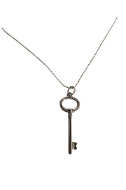 Tiffany & Co. - Sterling Silver Key Necklace - Current Boutique