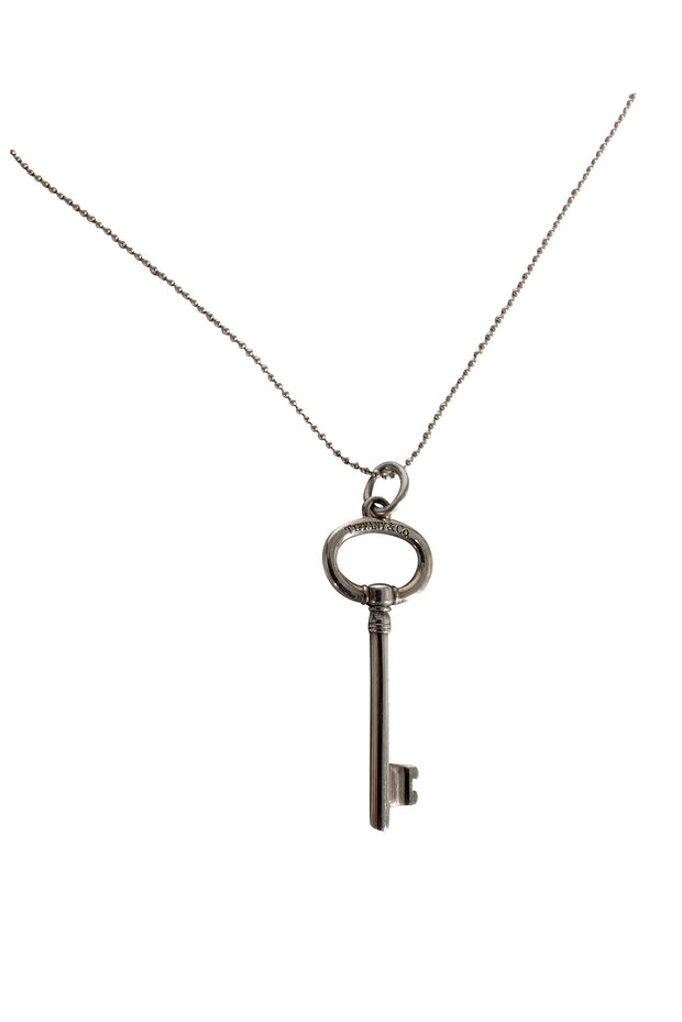 Tiffany & Co. - Sterling Silver Key Necklace - Current Boutique