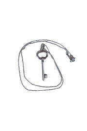 Tiffany & Co. - Sterling Silver Key Necklace - Current Boutique