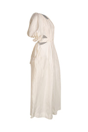 Aje - White Cutout Back Maxi Dress Sz 10